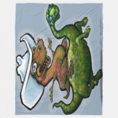 恐竜 フリースブランケット (正面)