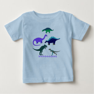 恐竜 ベビーTシャツ