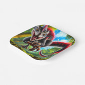 恐竜 ペーパープレート (傾斜あり)