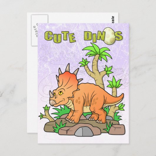 恐竜 ポストカード (正面/裏面)