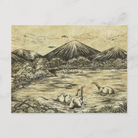 恐竜 ポストカード (正面)