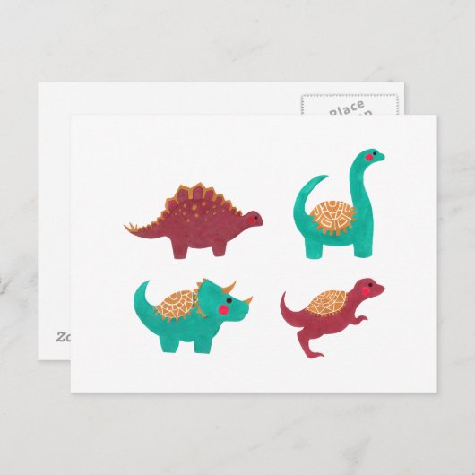 恐竜 ポストカード (正面/裏面)