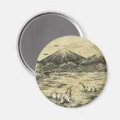 恐竜 マグネット (正面/裏面)