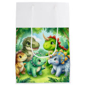 恐竜 ミディアムペーパーバッグ (裏面)