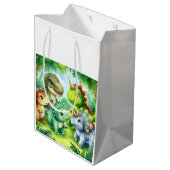 恐竜 ミディアムペーパーバッグ (裏面アングル)