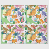 恐竜🦖 ラッピングペーパー (フラット)