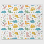 恐竜 ラッピングペーパー (フラット)