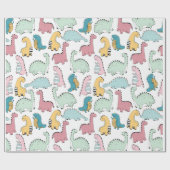 恐竜  ラッピングペーパー (フラット)