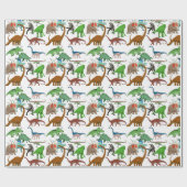 恐竜 ラッピングペーパー (フラット)