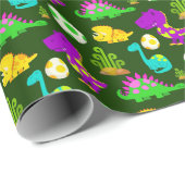 恐竜！ラッピング紙 ラッピングペーパー (ロールコーナー)