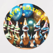 恐竜 ラベル (デザイン2)