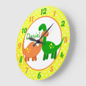 恐竜 ラージ壁時計 (傾斜)