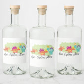 恐竜 リキュールボトルラベル (ボトル)