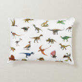 恐竜、先史時代の恐竜の世界、動物 アクセントクッション (裏面)