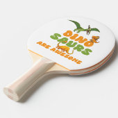 恐竜 卓球ラケット (正面アングル)