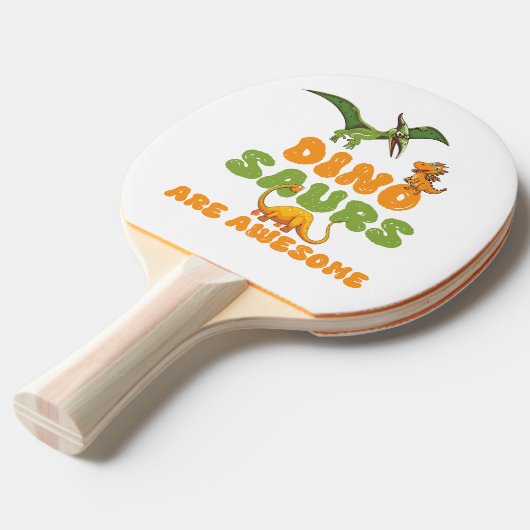 恐竜 卓球ラケット (正面アングル)