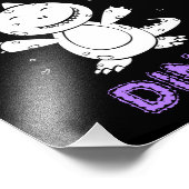 恐竜 – 白黒でスケッチされた芸術動物 フォトプリント            (角)