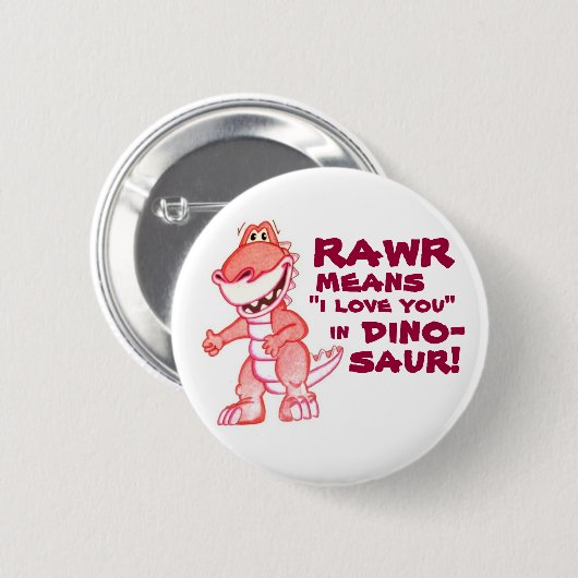 恐竜 缶バッジ (正面&裏面)