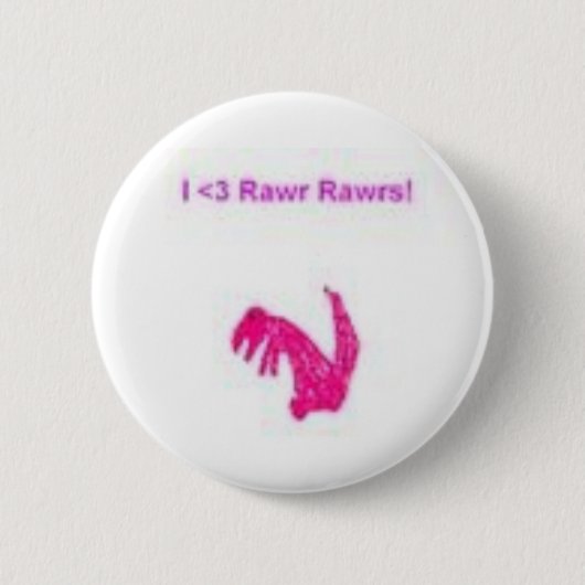 恐竜 缶バッジ (正面)