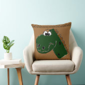 恐竜（茶色） クッション (椅子)