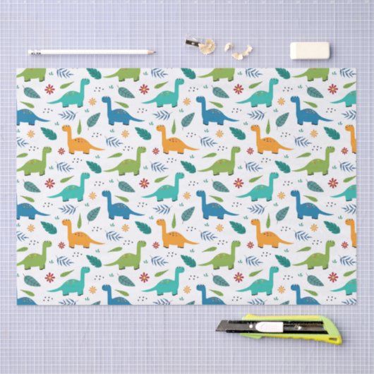 恐竜！ 薄葉紙 (クラフト)