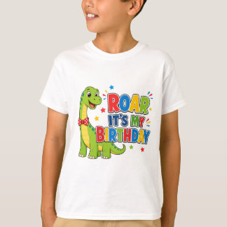 恐竜 誕生日 キュートな恐竜の子供Tシャツ Tシャツ