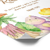 恐竜 赤ちゃん おむつくじ ポスター (角)