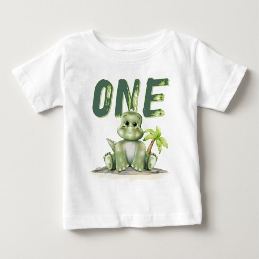 恐竜 赤ちゃん Tシャツ (正面)