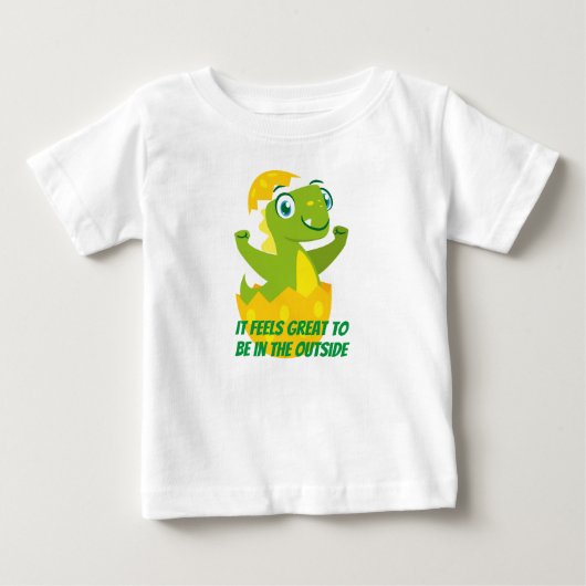 恐竜 赤ちゃん Tシャツ (正面)