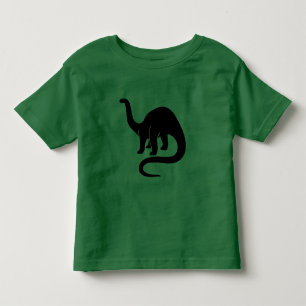 恐竜 – 黒 トドラーTシャツ