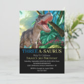 恐竜　Ｔ－ＲＥＸ　キッズ　ジュラシック・ワールド 招待状 (スタンド正面)