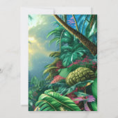 恐竜　Ｔ－ＲＥＸ　キッズ　ジュラシック・ワールド 招待状 (裏面)