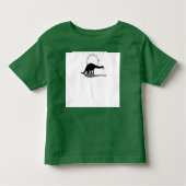 恐竜- Brontosaurus トドラーTシャツ (正面)