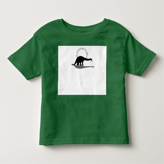 恐竜- Brontosaurus トドラーTシャツ (正面)