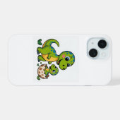恐竜 iPhone 15ケース (裏面横)