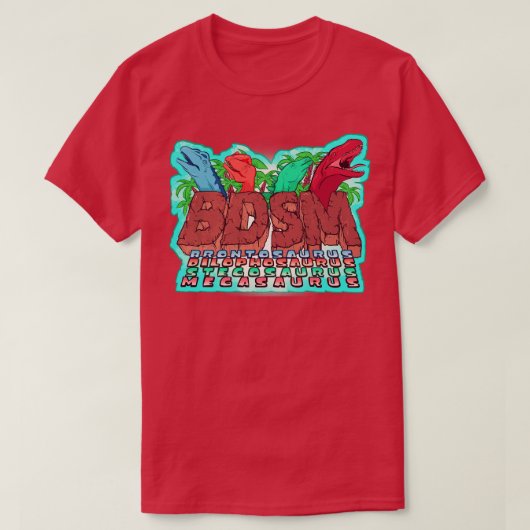 恐竜 Tシャツ (デザイン正面)