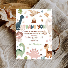 恐竜 T-Rex 男の子 誕生日 サンクス カード