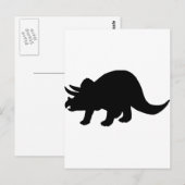 恐竜 – Triceratops ポストカード (正面/裏面)