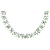 恐竜Dino 1st誕生日パーティー バンティングフラッグ (全)