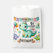 恐竜Dino 1st誕生日パーティー フェイバーバッグ (正面)