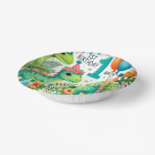 恐竜Dino 1st誕生日パーティー ペーパーボウル (傾斜あり)
