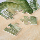 恐竜Dino Tレックス誕生日ギフトサンキュー ジグソーパズル (側面)