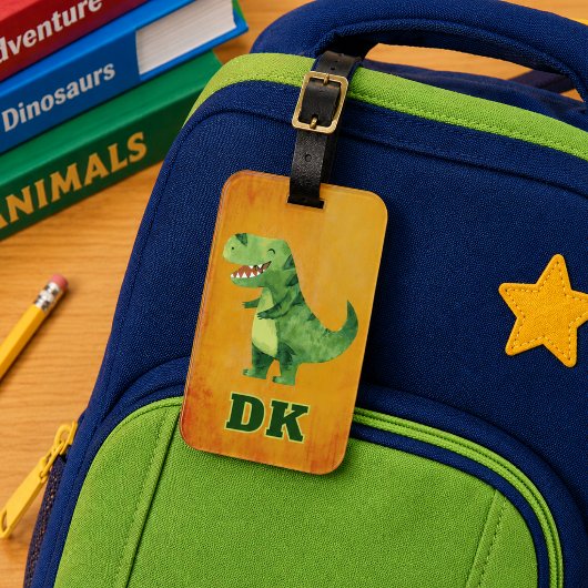 恐竜IDカード学校 ラゲッジタグ
