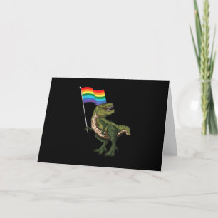 恐竜LGBTゲイレズビアントランスジェンダー非バイナリ カード
