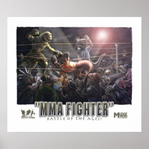 恐竜MMAの戦い ポスター