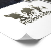 恐竜MMA戦闘機 ポスター (角)