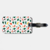 恐竜Personnalised ラゲッジタグ (裏面横)