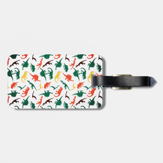 恐竜Personnalised ラゲッジタグ (裏面横)