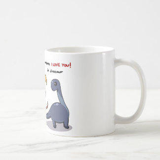 恐竜Rawrのかわいいグループは私達が愛することを意味します:) コーヒーマグカップ