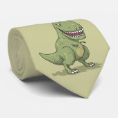 恐竜Tのレックスの漫画 ネクタイ (ロール)